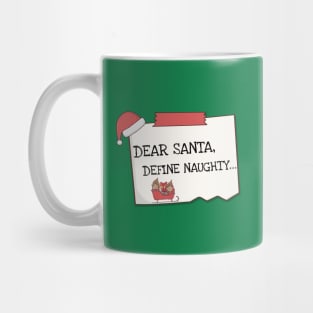 Dear Santa Kid Christmas Mug